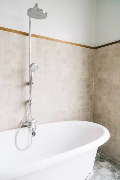 Bathtub decoration in bathroom — Stock Photo, Image