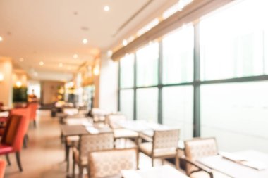 Soyut bulanıklık restoran ve kafe iç
