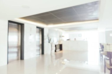 Bulanıklık otel soyut ve iç lobi
