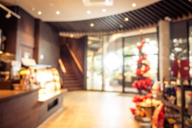 Soyut bulanıklık ve ufuk kafe Cafe ve Restoran