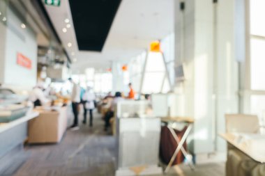Bulanıklık restoran ve kafe iç arka plan - Vintage filtre için