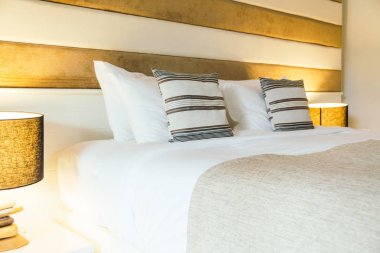 Yastık Yatak Dekorasyon yatak odası iç ışık lamba - filtre işleme ile