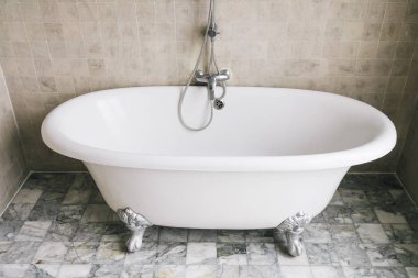 Küvet banyo iç dekorasyon