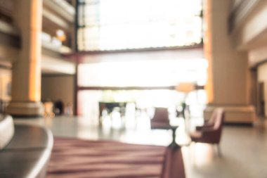 Soyut bulanıklık lobi ve otel iç arka planı için