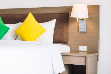 Konfor yastık yatak yatak odası dekorasyon iç