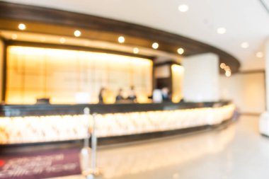 Soyut bulanıklık lobi ve otel iç arka planı için