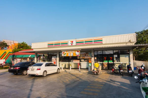 Nonthaburi Thajsko Jan 2018 Pohodlí Krám Obchod Mít Mnoho Franchies — Stock fotografie