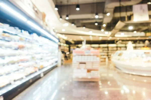 Abstrato Blur Supermercado Shopping Center Loja Interior Para Fundo — Fotografia de Stock