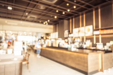 Soyut bulanıklık kahvehane kafe ve Restoran için arka plan - Vintage filtresi iç