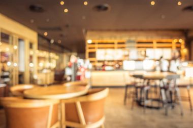 Soyut bulanıklık ve ufuk kahvaltı büfesi otel Restoran iç arka plan - Vintage filtre için