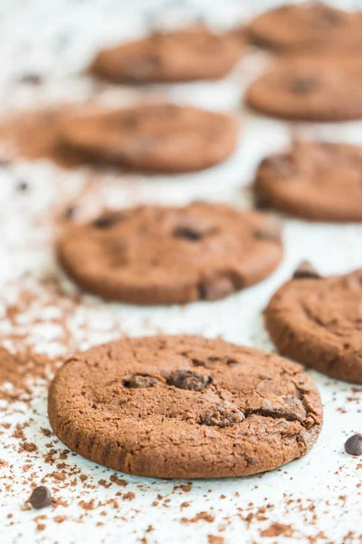 Biscoitos de chocolate — Fotografia de Stock