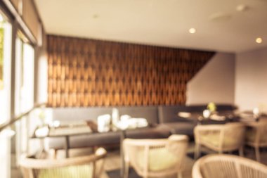 Soyut bulanıklık defocused kahve dükkanı kafe ve Restoran iç arka planı için