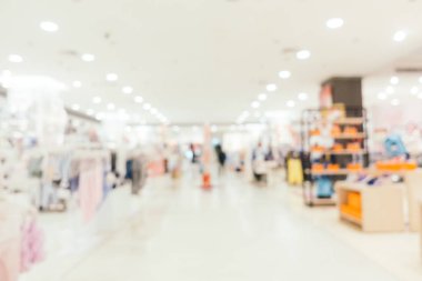 Soyut bulanıklık defocused alışveriş merkezi mağazası iç arka planı için