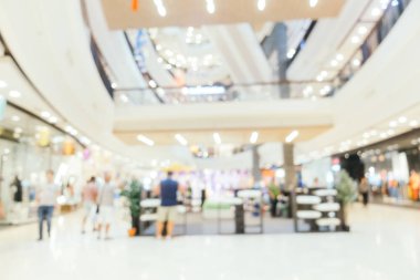 Soyut bulanıklık defocused alışveriş merkezi mağazası iç arka planı için