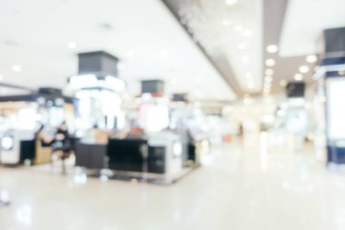 Soyut bulanıklık defocused alışveriş merkezi mağazası iç arka planı için