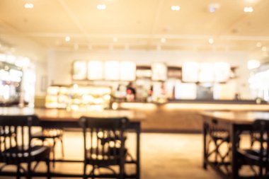 Soyut bulanıklık ve ufuk kahvaltı büfesi otel Restoran iç arka plan - Vintage filtre için