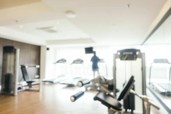 Equipo Fitness Desenfoque Abstracto Interior Del Gimnasio Para Fondo —  Fotos de Stock