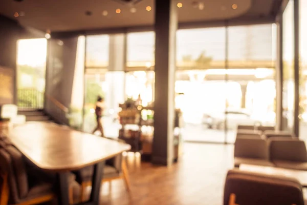 Cafetería abstracta borrosa y desenfocada cafetería y restaurante —  Fotos de Stock