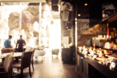 Soyut bulanıklık defocused kafe Cafe