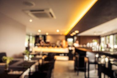 Soyut bulanıklık defocused kafe Cafe