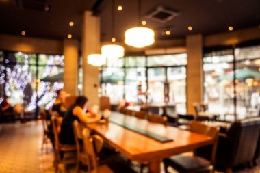 Soyut bulanıklık defocused kafe Cafe