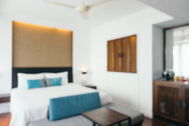 Soyut bulanıklık yatak odası