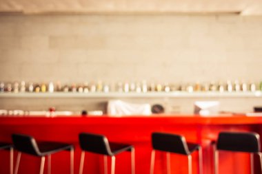 Soyut bulanıklık ve otel tatil ufuk Restoran açık büfe