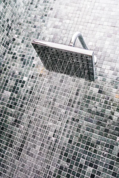 Head shower with water drop — Stock Photo, Image