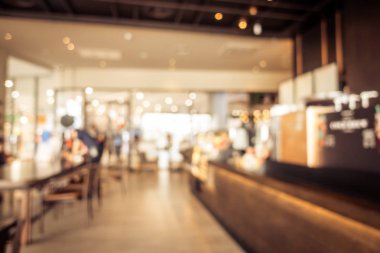 Soyut bulanıklık kahvehane kafe ve Restoran iç