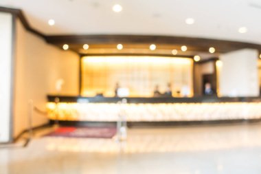 Soyut bulanıklık lobi ve otel iç