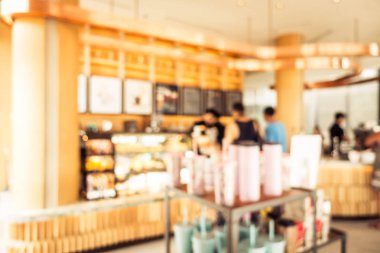 Soyut bulanıklık defocused kafe Cafe