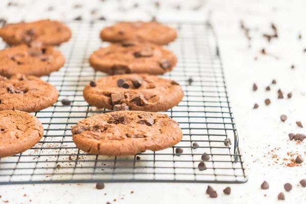 Chocolate chip cookies — Stock Photo, Image