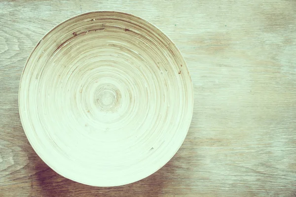 Wooden plate — Stock Image Wooden plate Stock Picture