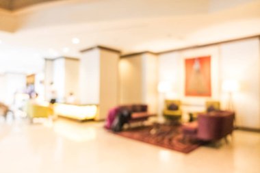Soyut bulanıklık lobi ve otel iç