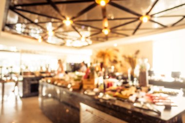 Soyut bulanıklık restoran ve kafeterya defocused