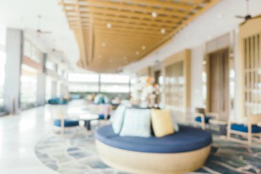 Soyut bulanıklık ve ufuk otel resort ve lobide iç