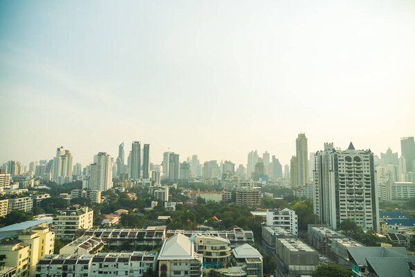 Bangkok city skyline in Thailand
