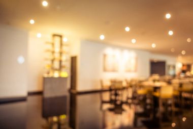 Soyut bulanıklık restoran ve kafe iç