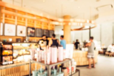 Soyut bulanıklık defocused kafe Cafe