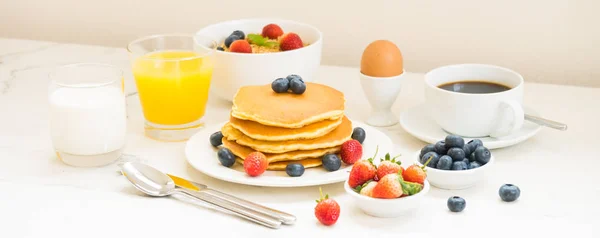 Healthy Breakfast set — Stock Photo, Image