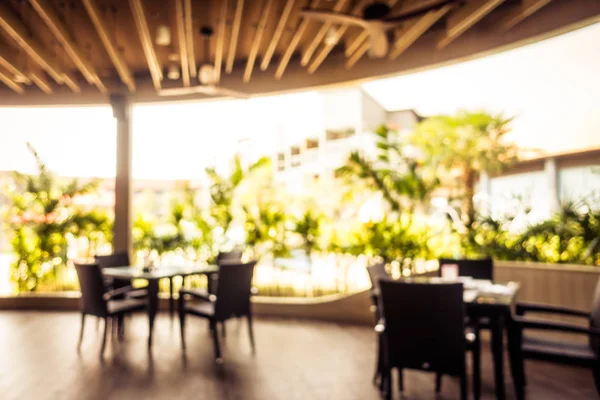 Абстрактный и дезориентированный ресторанный буфет на курорте — стоковое фото
