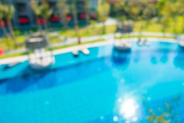 Soyut bulanıklık ve otel tatil ufuk Restoran açık büfe