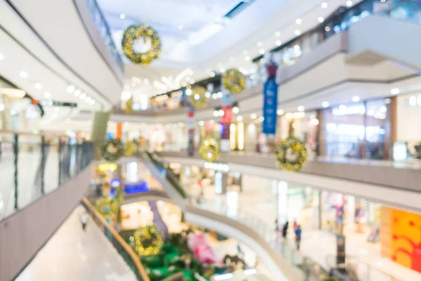 Abstraktní rozmazání a rozostření nákupní centrum — Stock fotografie