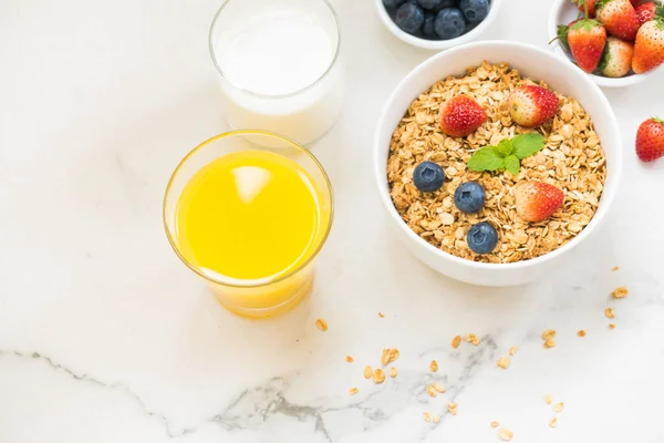 Healthy Breakfast set — Stock Photo, Image