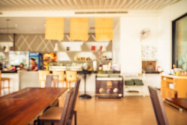 Soyut bulanıklık ve ufuk Restoran