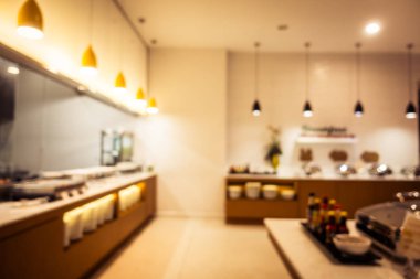 Soyut bulanıklık ve ufuk Restoran