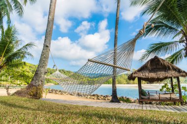 Plaj ve deniz hamak