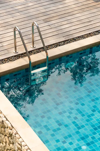 Swimming pool stair — Stock Photo, Image