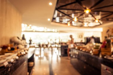 Soyut bulanıklık restoran ve kafeterya defocused