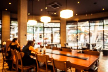 Soyut bulanıklık defocused kafe Cafe